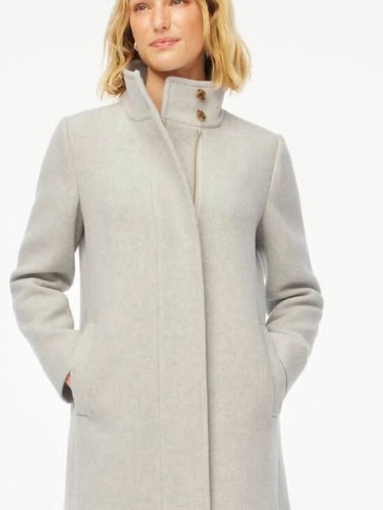 J. Crew Jackets & Blazers - NEW J Crew Factory City coat with button neck